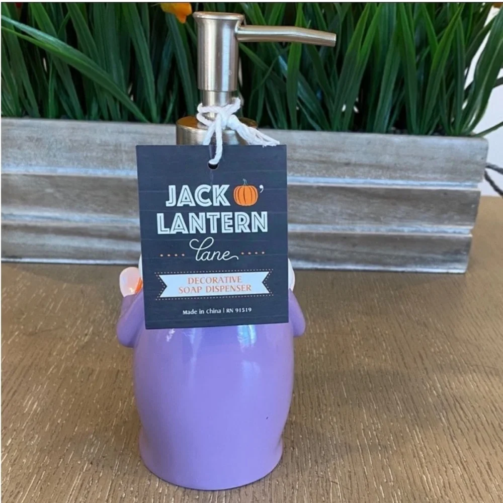 Halloween BOO Gnome Soap Dispenser